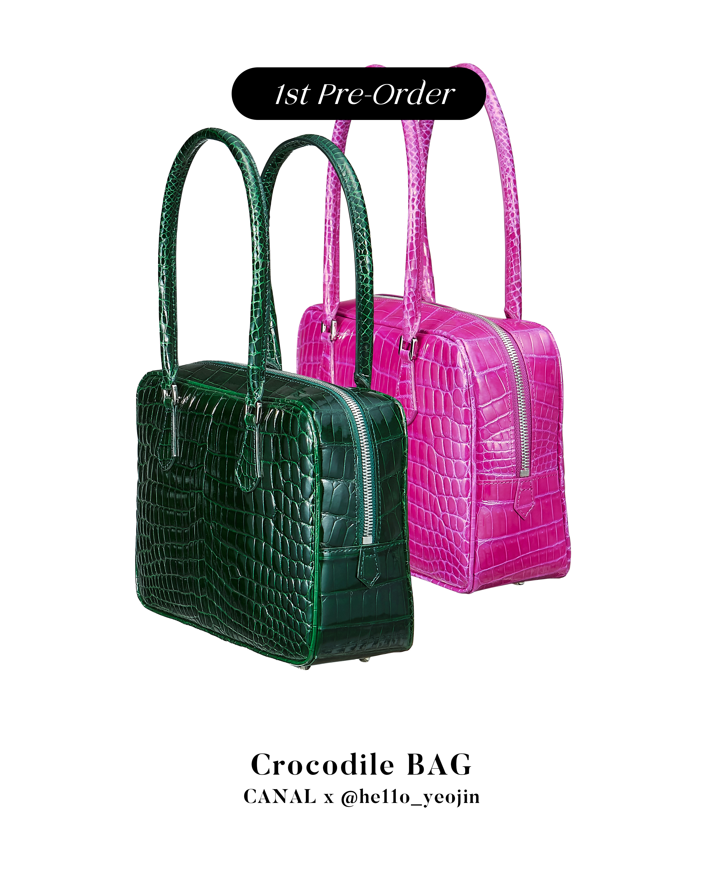Crocodile Bag 5colors 1차 프리오더